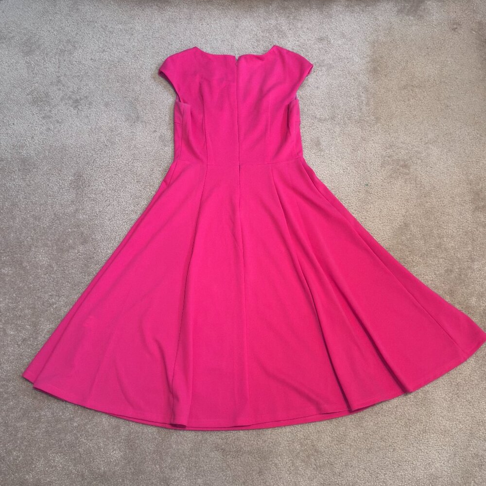 Womens Pink Long Formal Dress Sz-L